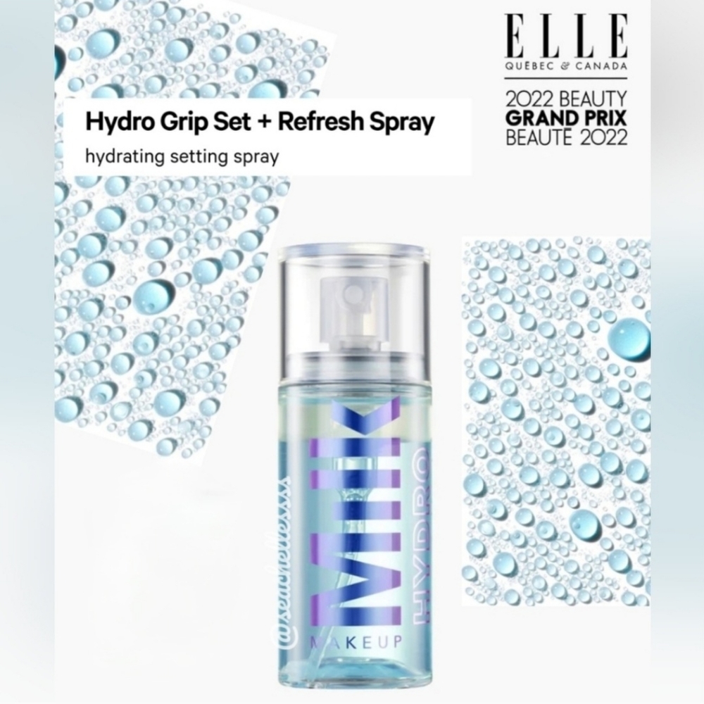 Hydro Grip Set + Refresh Dewy Makeup Setting Spray | Milk Makeup | BNIB